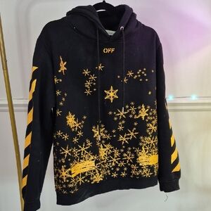 OFF WHITE SNOWFLAKE HOODIE